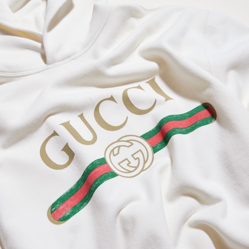 Sweatshirt aus Baumwolljersey und Kaschmir