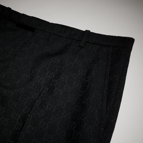 Pantalón de lana con GG