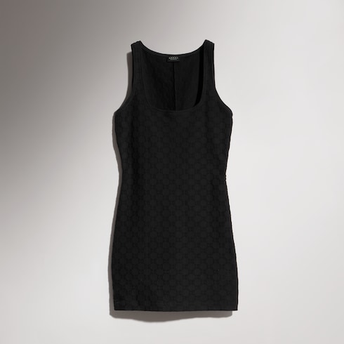Robe à jacquard GG en jersey