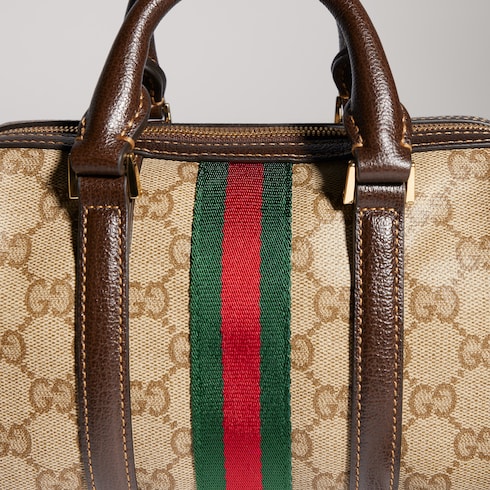 Mini sac boston avec bande Web