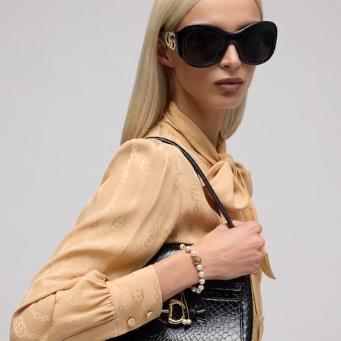Bracelet en perles Gucci Interlocking