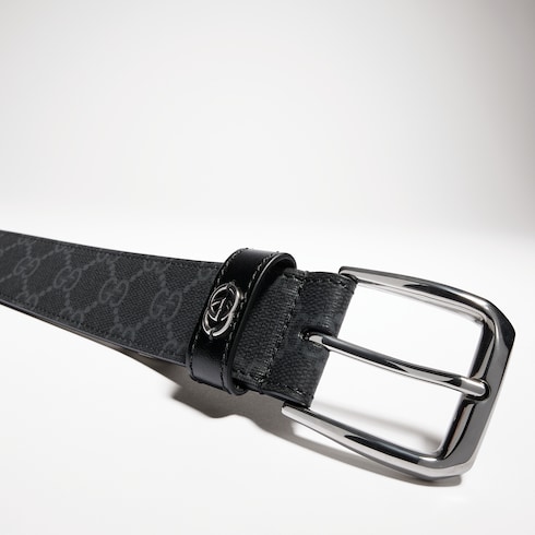Belt with Interlocking G detail