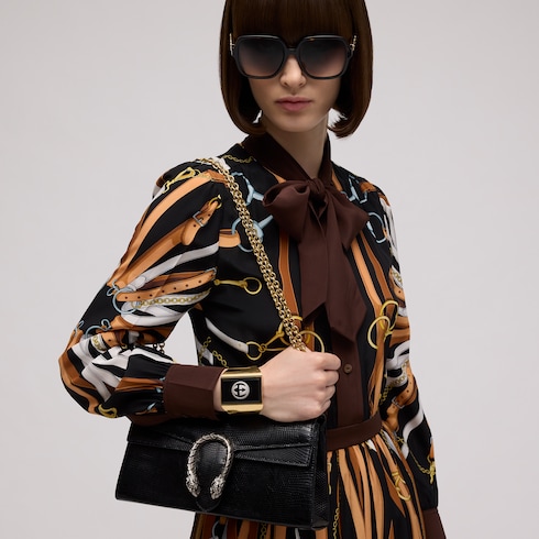 Rectangular frame sunglasses