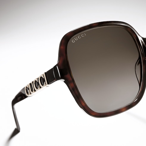 Rectangular frame sunglasses