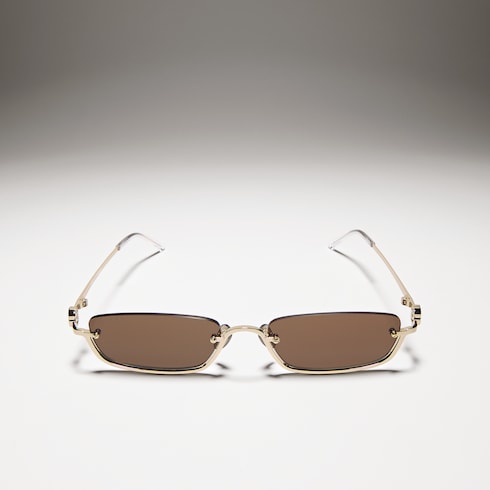 Sonnenbrille mit rechteckigem Rahmen