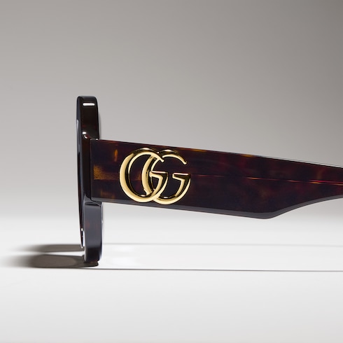 Square-frame Double G sunglasses