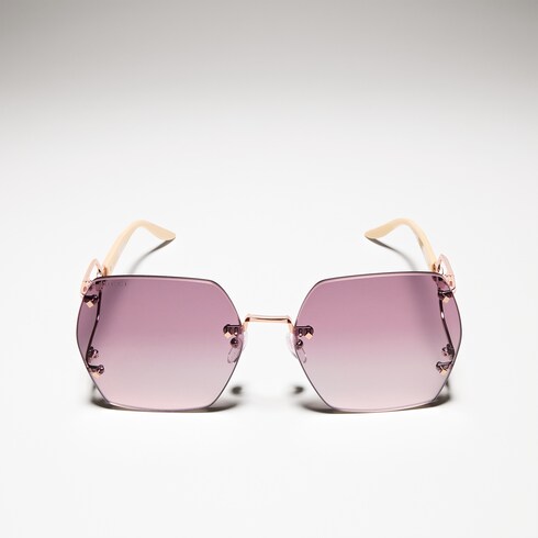 Geometric frame sunglasses