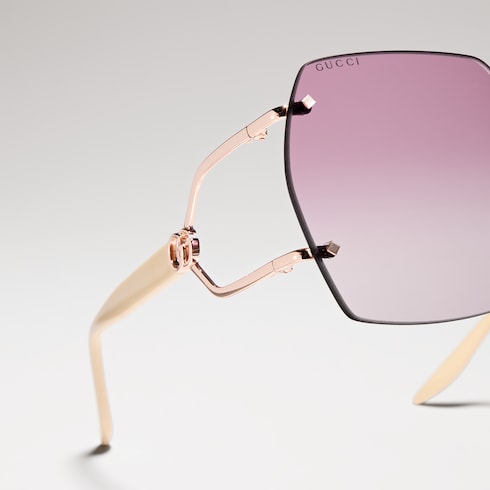 Geometric frame sunglasses
