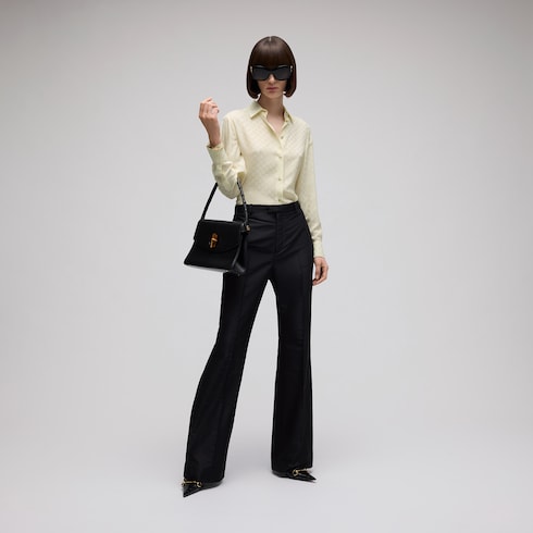 GG crêpe silk shirt