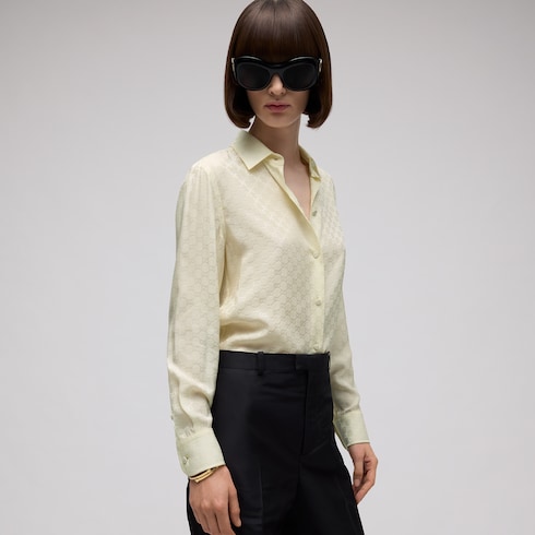 GG crêpe silk shirt