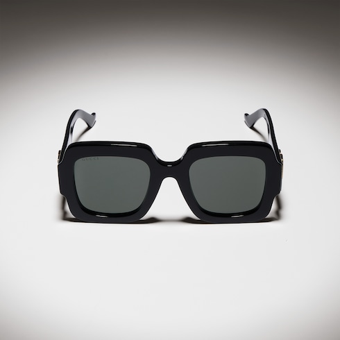 Lunettes de soleil Double G à monture carrée