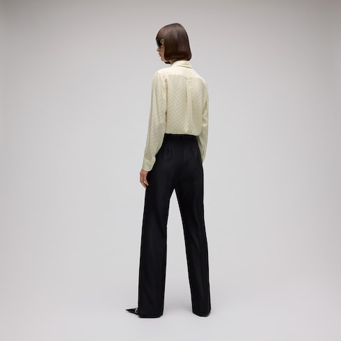 GG crêpe silk shirt