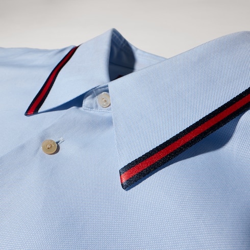 Oxford cotton shirt with Web