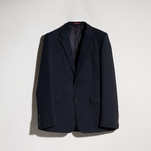 Costume en jacquard de laine GG