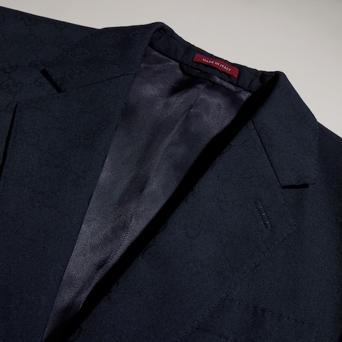 Costume en jacquard de laine GG