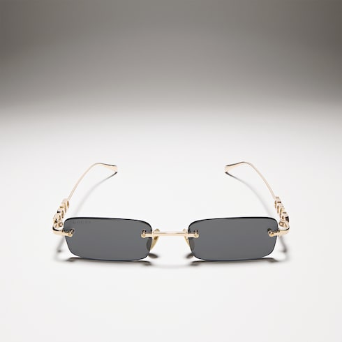 Gafas de sol con montura rectangular