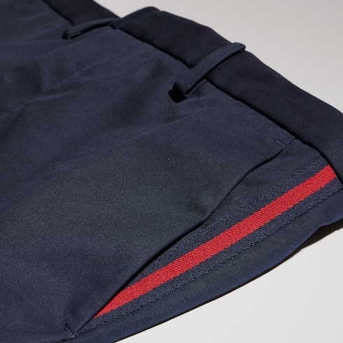 Cotton twill pant with Web detail
