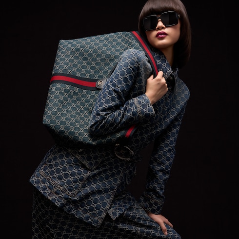 Bolsa tote grande Gucci Giglio