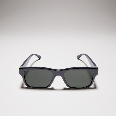 Rectangular frame sunglasses