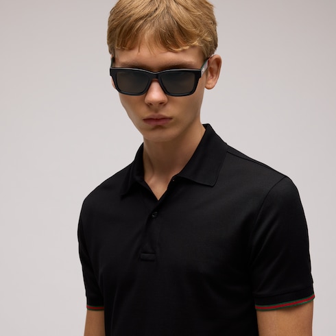 Gafas de sol con montura rectangular