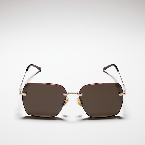 Lunettes de soleil à pont bas
