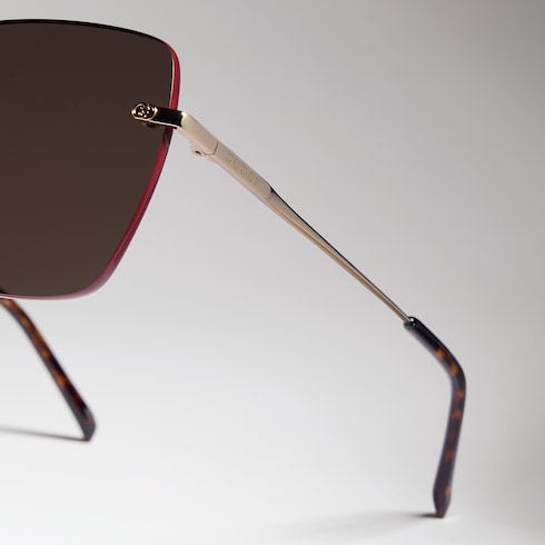 Lunettes de soleil à pont bas