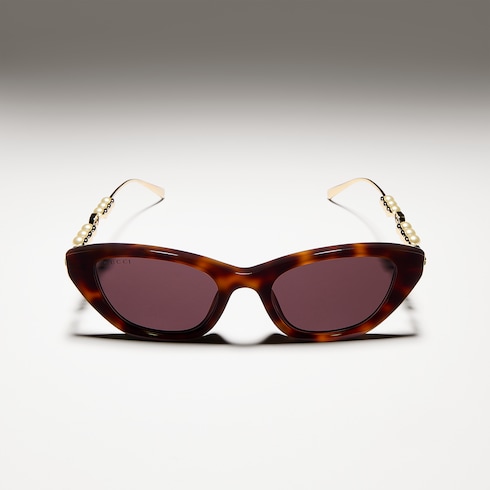 Lunettes de soleil à monture œil-de-chat