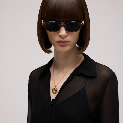 Sonnenbrille mit rundem Rahmen