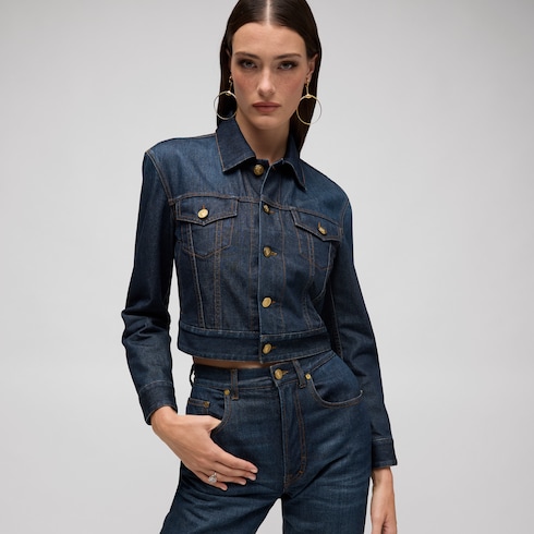 Jacke aus Baumwolldenim