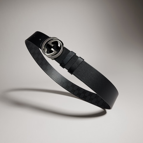 Reversible belt with Interlocking G buckle