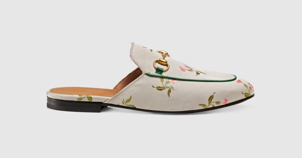 gucci mules floral
