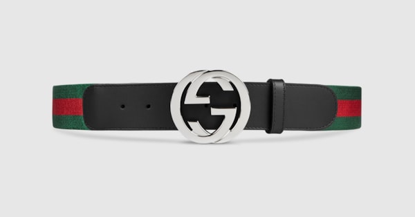 mens all black gucci belt