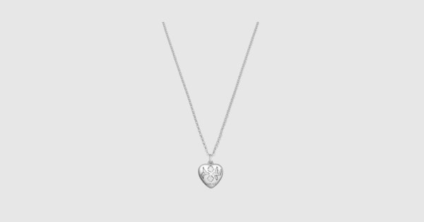 gucci love heart necklace