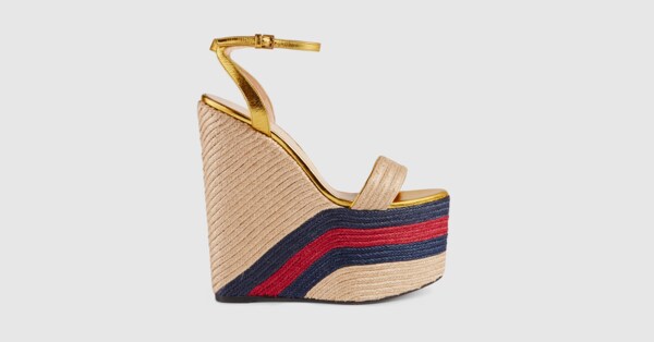 women's platform espadrilles gucci