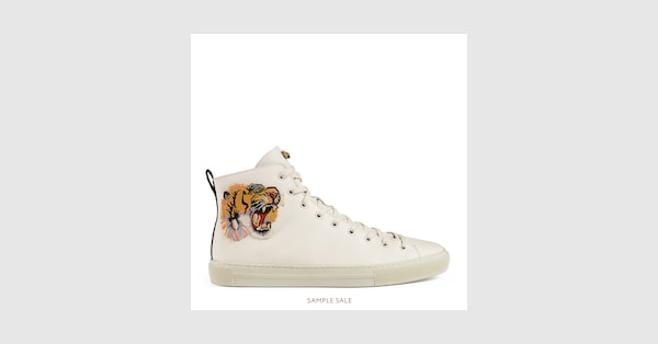 gucci high top tiger