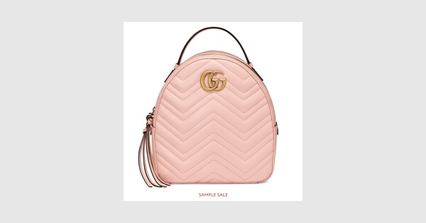 gucci marmont pink backpack