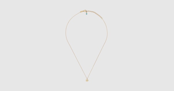 トパーズ付き ダブルG ネックレス18K イエローゴールド | GUCCI® JP