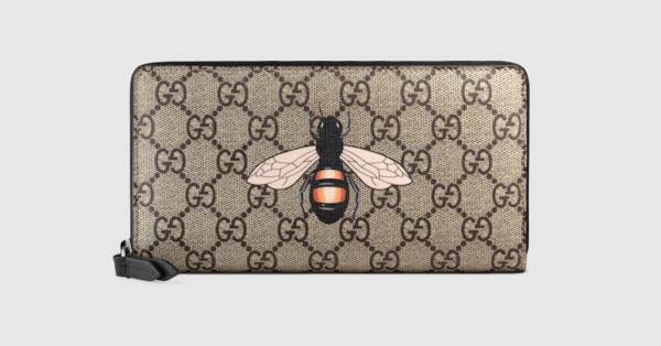 gucci zip around wallet mens