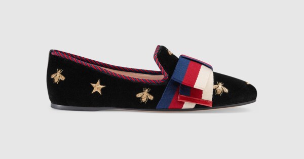 gucci monogram ballet flats