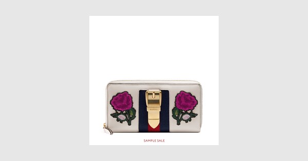 gucci sylvie embroidered