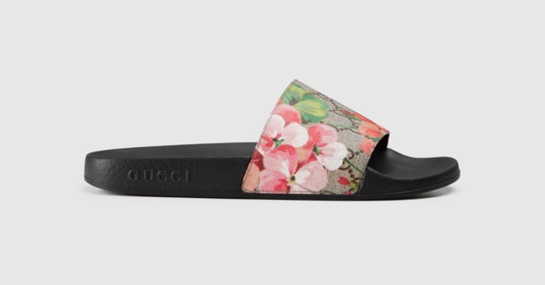 GG Blooms Slides Women's in Supreme 