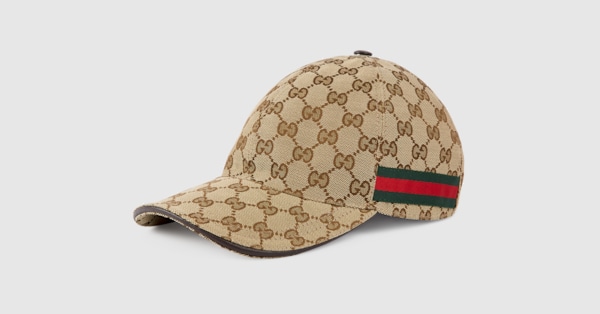 Original GG Canvas Baseball Hat With Web | GUCCI® SG