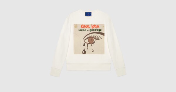 gucci elton john sweatshirt