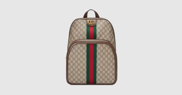 shiny gucci backpack