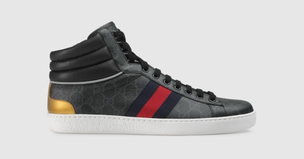 black gucci shoes high top