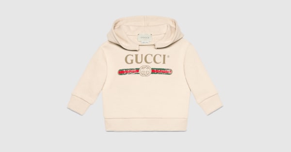 GUCCI キッズスウェット　上下　12 / 18 month Baby sweatshirt with Gucci logo in white cotton | GUCCI® US