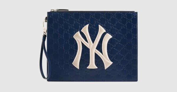 mlb x gucci waist bag