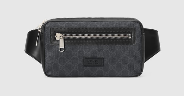 Gucci Soft GG Supreme Belt Bag - Black