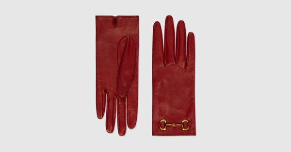 gucci leather gloves
