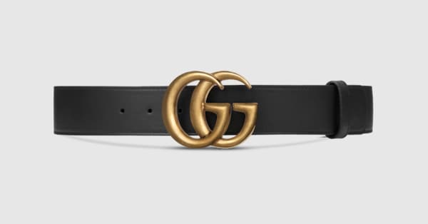 gucci moon leather belt